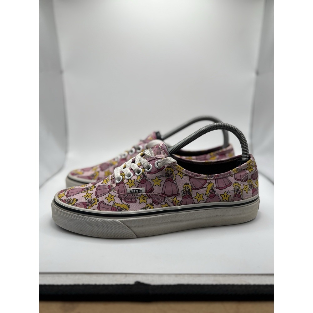 Vans x Nintendo Princess Peach Sneakers Women's Allover Video Game Graphics 8.5 - Picture 2 of 10